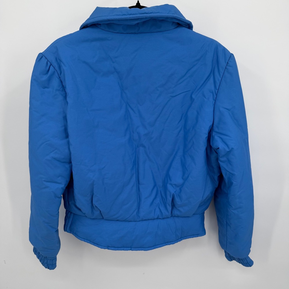 Vintage Ossi Skiwear Women's L Jacket‎  Royal Blue Thinsulate Puffer Retro - Picture 3 of 11